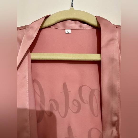 5 Brand New/Never Worn/Used Flower Girl Get Ready Silk/Lace Robes “Petal Patrol” - Picture 8 of 8